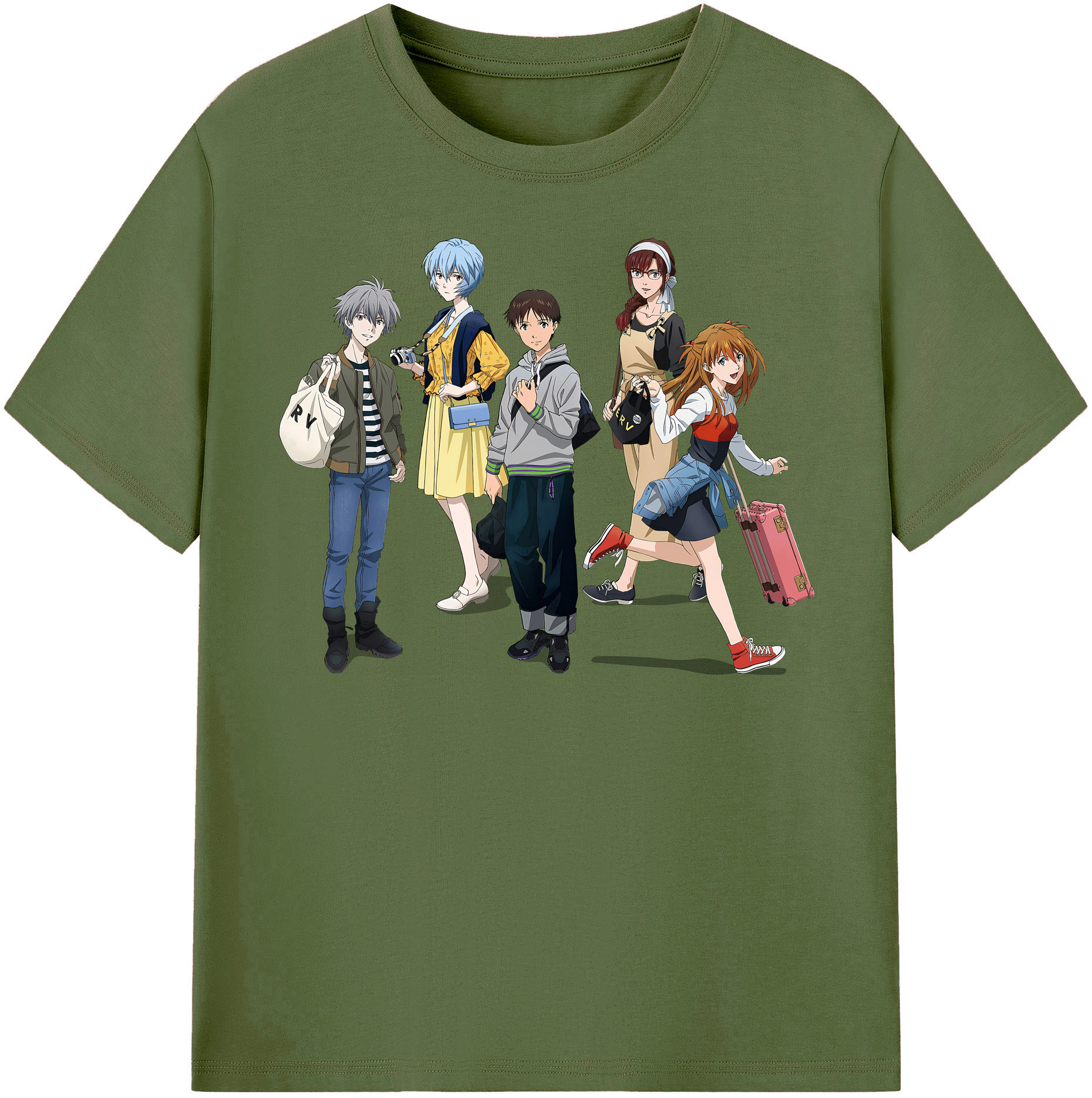 （画像用） EVA 新世紀エヴァンゲリオン 綿100％半袖Tシャツ（フロントプリント）